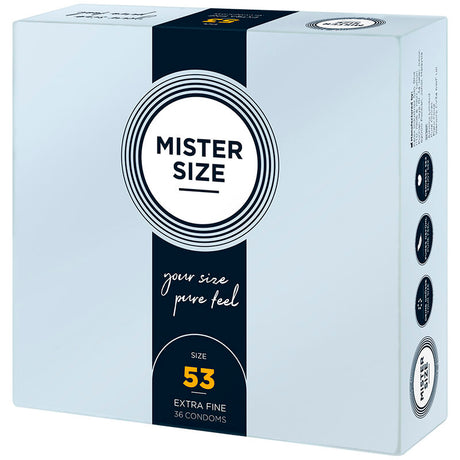 MISTER SIZE - презерватив размер M 53 мм, 36 бр.