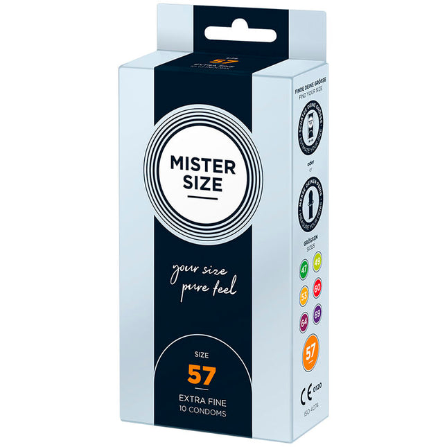 MISTER SIZE L 57 мм – презерватив с прецизно прилягане, 10 бр.