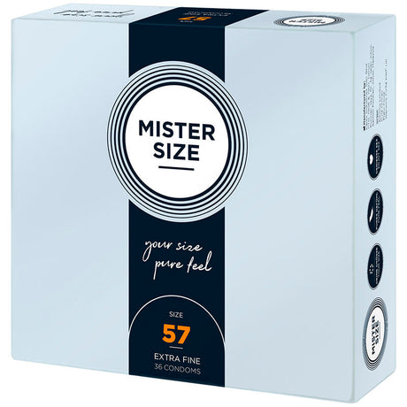 MISTER SIZE L 57 мм – презервативи с оптимално прилягане, 36 бр.