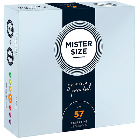 MISTER SIZE L 57 мм – презервативи с оптимално прилягане, 36 бр.
