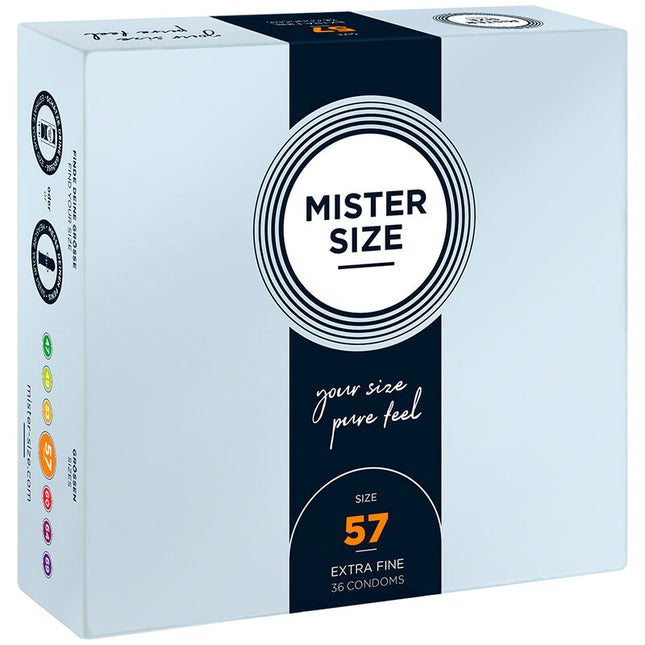 MISTER SIZE L 57 мм – презервативи с оптимално прилягане, 36 бр.
