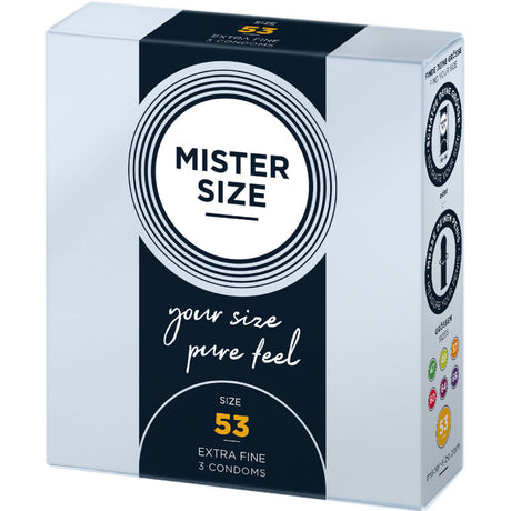 MISTER SIZE - презерватив размер M 53 мм, 3 бр.