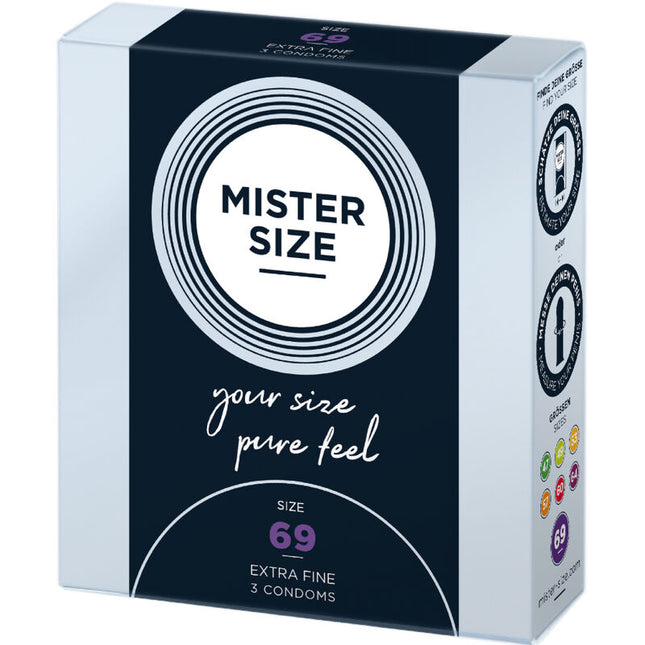 MISTER SIZE XXXL 69 мм – презервативи за по-голям комфорт, 3 бр.