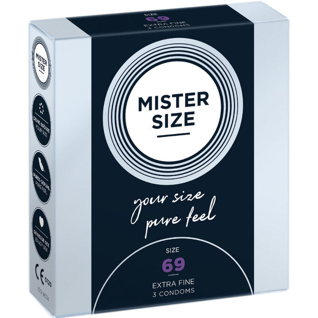 MISTER SIZE XXXL 69 мм – презервативи за по-голям комфорт, 3 бр.