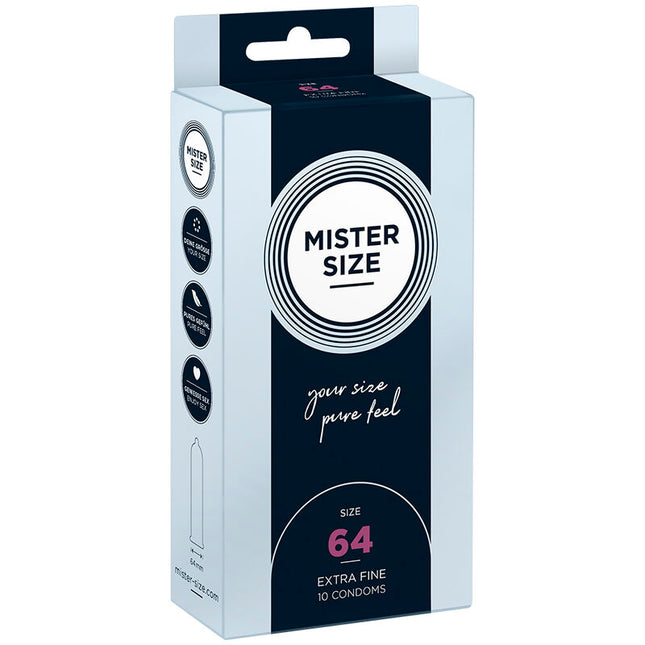 MISTER SIZE XXL 64 мм – презервативи с по-голям размер, 10 бр.
