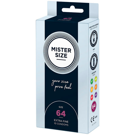 MISTER SIZE XXL 64 мм – презервативи с по-голям размер, 10 бр.