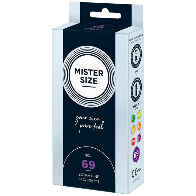 MISTER SIZE XXXL 69 мм – презервативи за по-голям размер, 10 бр.
