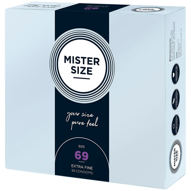 MISTER SIZE XXXL 69 мм – презервативи за комфортно прилягане, 36 бр.