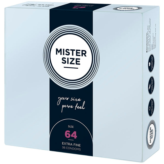 MISTER SIZE XXL 64 мм – презервативи с оптимално прилягане, 36 бр.