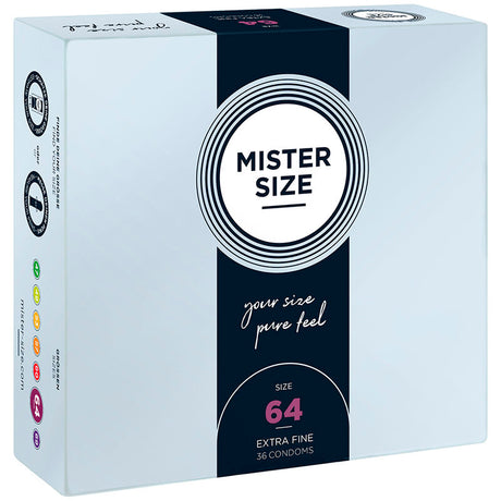 MISTER SIZE XXL 64 мм – презервативи с оптимално прилягане, 36 бр.