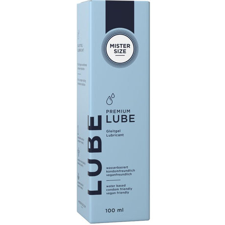 MISTER SIZE Premium Lubricant 100 мл – водна основа, дълготраен комфорт