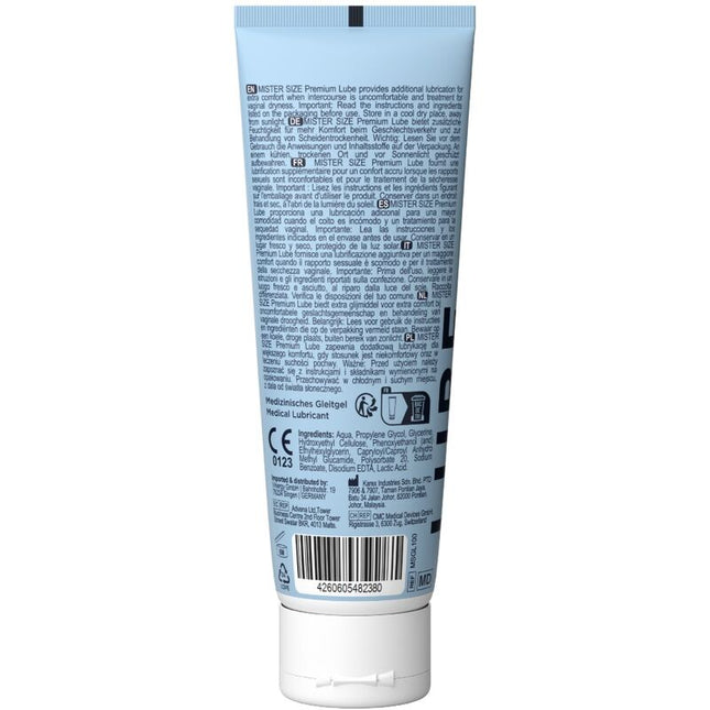 MISTER SIZE Premium Lubricant 100 мл – водна основа, дълготраен комфорт