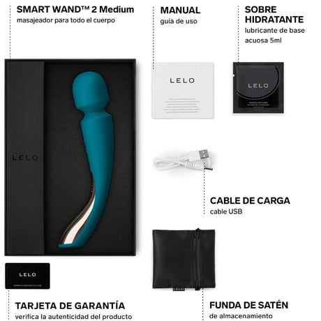 LELO SMART MEDIUM WAND 2 – мощен и водоустойчив масажор с 10 режима