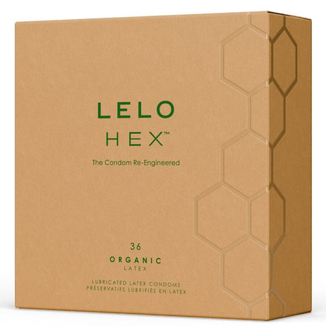 LELO HEX Organic – органични презервативи, 36 бр.