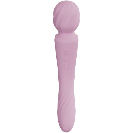 LELO SWITCH Wanda – двустранен вибратор с двойна стимулация, мек розов