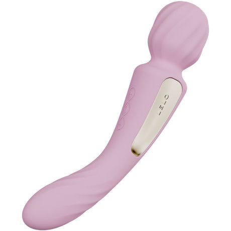 LELO SWITCH Wanda – двустранен вибратор с двойна стимулация, мек розов