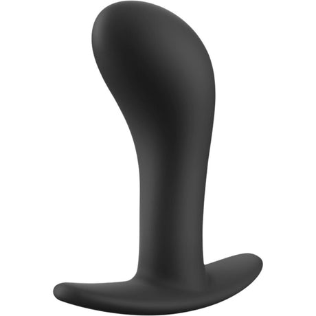 FUN FACTORY Bootie L – анален плъг с извит дизайн, черен