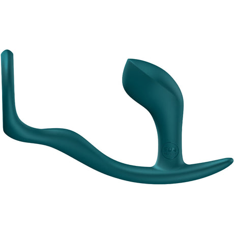 FUN FACTORY Bootie Ring Plug Bottle Green – анален плъг с пръстен за ерекция