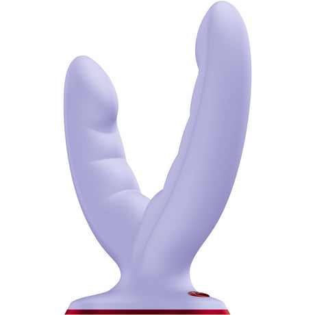 FUN FACTORY RYDE Double Dildo Purple – двоен дилдо с ергономичен дизайн