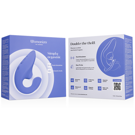 WOMANIZER Blend – Rabbit вибратор с двойна стимулация, водоустойчив