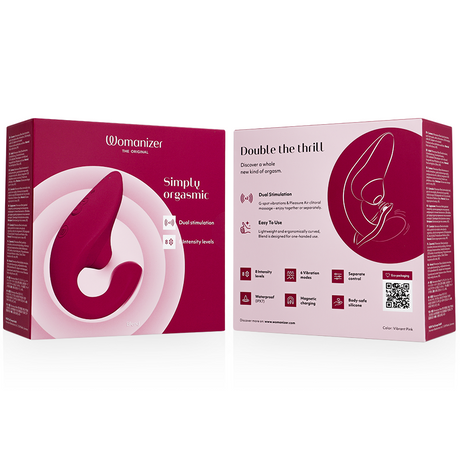 WOMANIZER Blend – Rabbit вибратор с двойна стимулация, водоустойчив