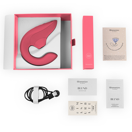 WOMANIZER Blend – Rabbit вибратор с двойна стимулация и Pleasure Air