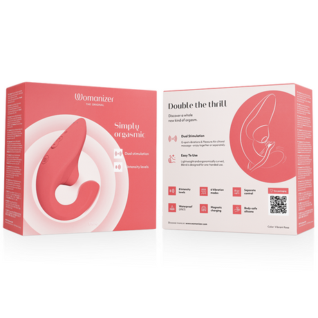 WOMANIZER Blend – Rabbit вибратор с двойна стимулация и Pleasure Air