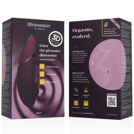 WOMANIZER Next – водоустойчив клиторен стимулатор с 3D Pleasure Air