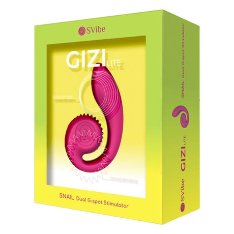 SNAIL VIBE GIZI Lite – вибратор с двойна стимулация за G-точка и клитор