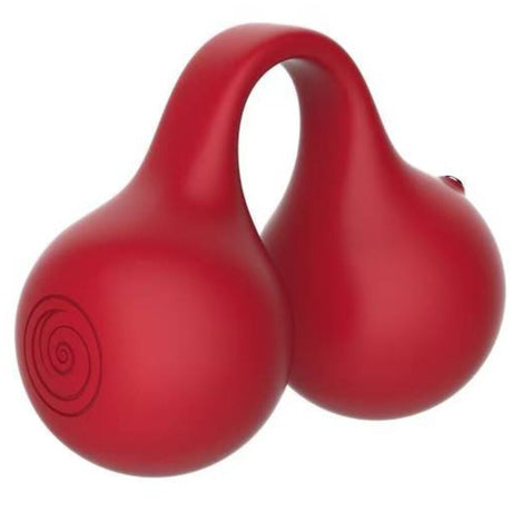 SNAIL VIBE Twinn Cherry – прецизен пръстен вибратор с двоен мотор