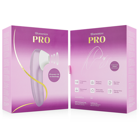 WOMANIZER Pro Vibrant – безконтактен клитор стимулатор, лилав