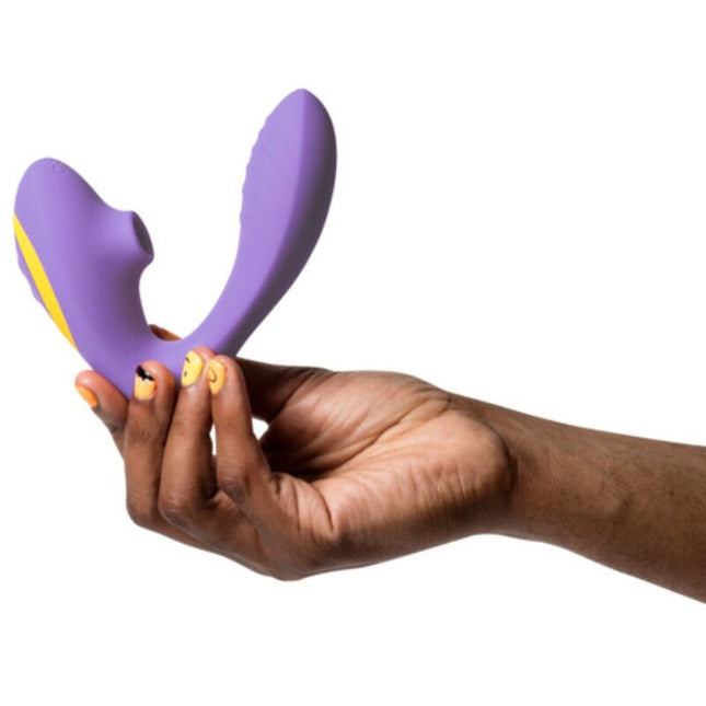 ROMP - REVERB G-SPOT STIMULATOR AND CLITORAL SUCTION DEVICE PURPLE