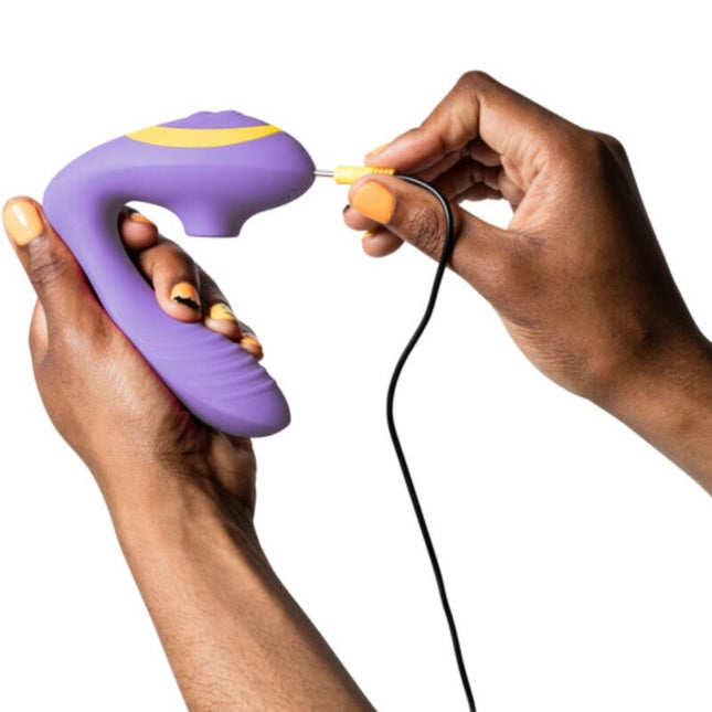 ROMP - REVERB G-SPOT STIMULATOR AND CLITORAL SUCTION DEVICE PURPLE