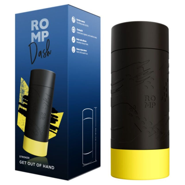 ROMP - DASH MALE MASTURBATOR WITH SUCTION CONTROL 20 CM