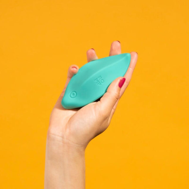 ROMP - WAVE VIBRATOR CLITORAL STIMULATOR ERGONOMIC SHAPE AQUA GREEN