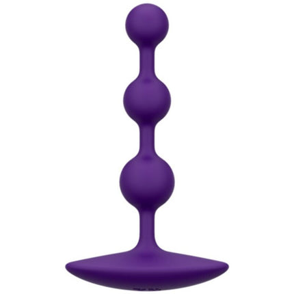 ROMP - AMP PURPLE FLEXIBLE SILICONE ANAL BEADS 12.5 CM PURPLE