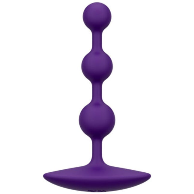 ROMP - AMP PURPLE FLEXIBLE SILICONE ANAL BEADS 12.5 CM PURPLE