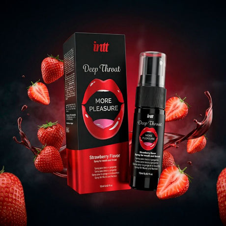 INTT Deep Throat – орален спрей с охлаждащ ефект и аромат на ягода