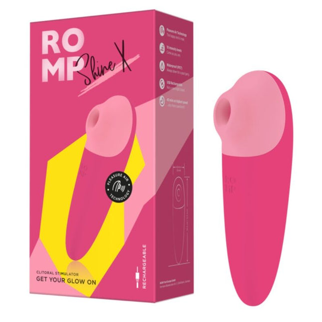 ROMP - SHINE X CLITORAL SUCTION 10 LEVELS PINK