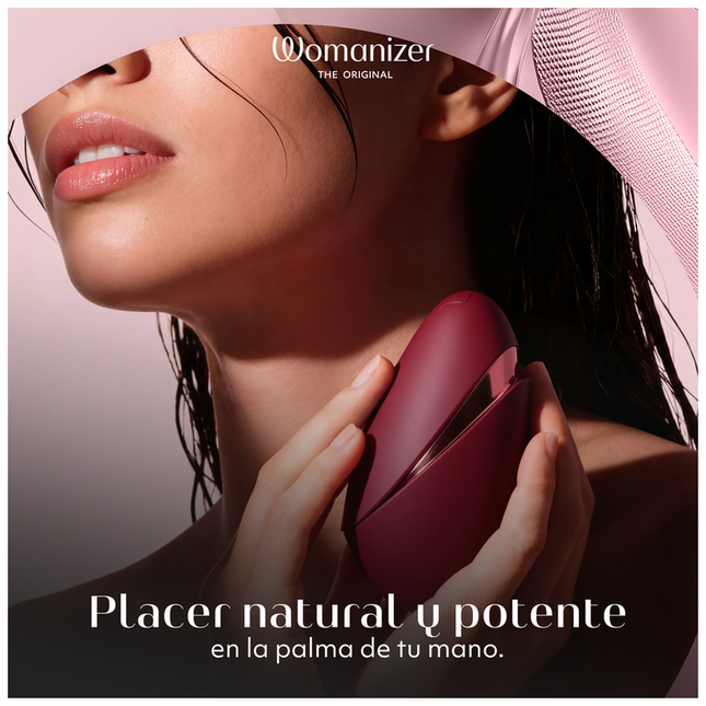 WOMANIZER - NEXT LIBERTY 3D PLEASURE AIR CLITORAL STIMULATOR BORDEAUX