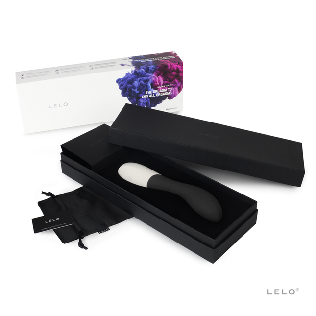 LELO Mona Wave Black – водоустойчив вибратор за G-точка с уникално движение