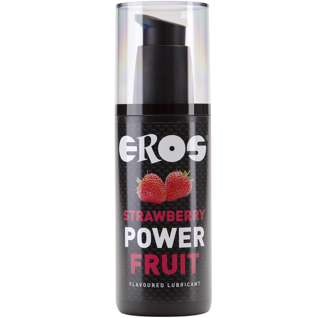 EROS POWER LINE Strawberry Power - лубрикант с аромат на ягода, водна основа