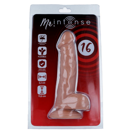MR. INTENSE 16 - Реалистичен дилдо 19.6 см с вакуумна основа