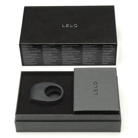 LELO TOR II Black – вибриращ пръстен за двойки с мощна стимулация