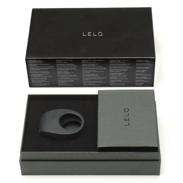 LELO TOR II Black – вибриращ пръстен за двойки с мощна стимулация