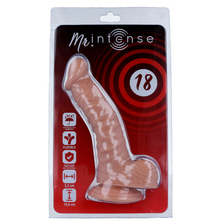 MR. INTENSE 18 - реалистичен дилдо 19.8 см, Ø 3.2 см