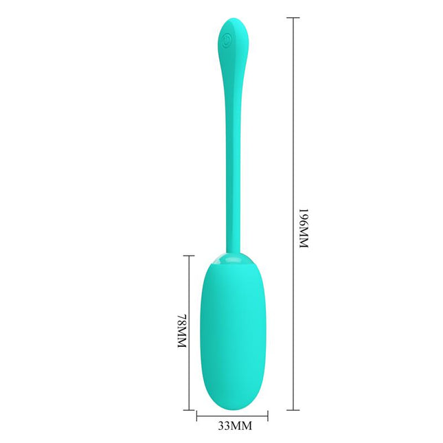 PRETTYLOVE Julius Vibrating Egg – вибриращо яйце с 12 режима, USB зареждане