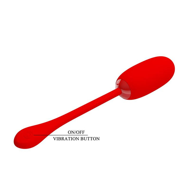 PRETTYLOVE Julius Vibrating Egg – вибриращо яйце с 12 режима, USB