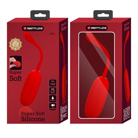 PRETTYLOVE Julius Vibrating Egg – вибриращо яйце с 12 режима, USB