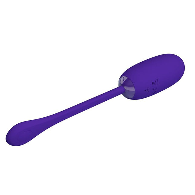 PRETTYLOVE Julius Vibrating Egg Violet – вибриращо яйце с 12 функции